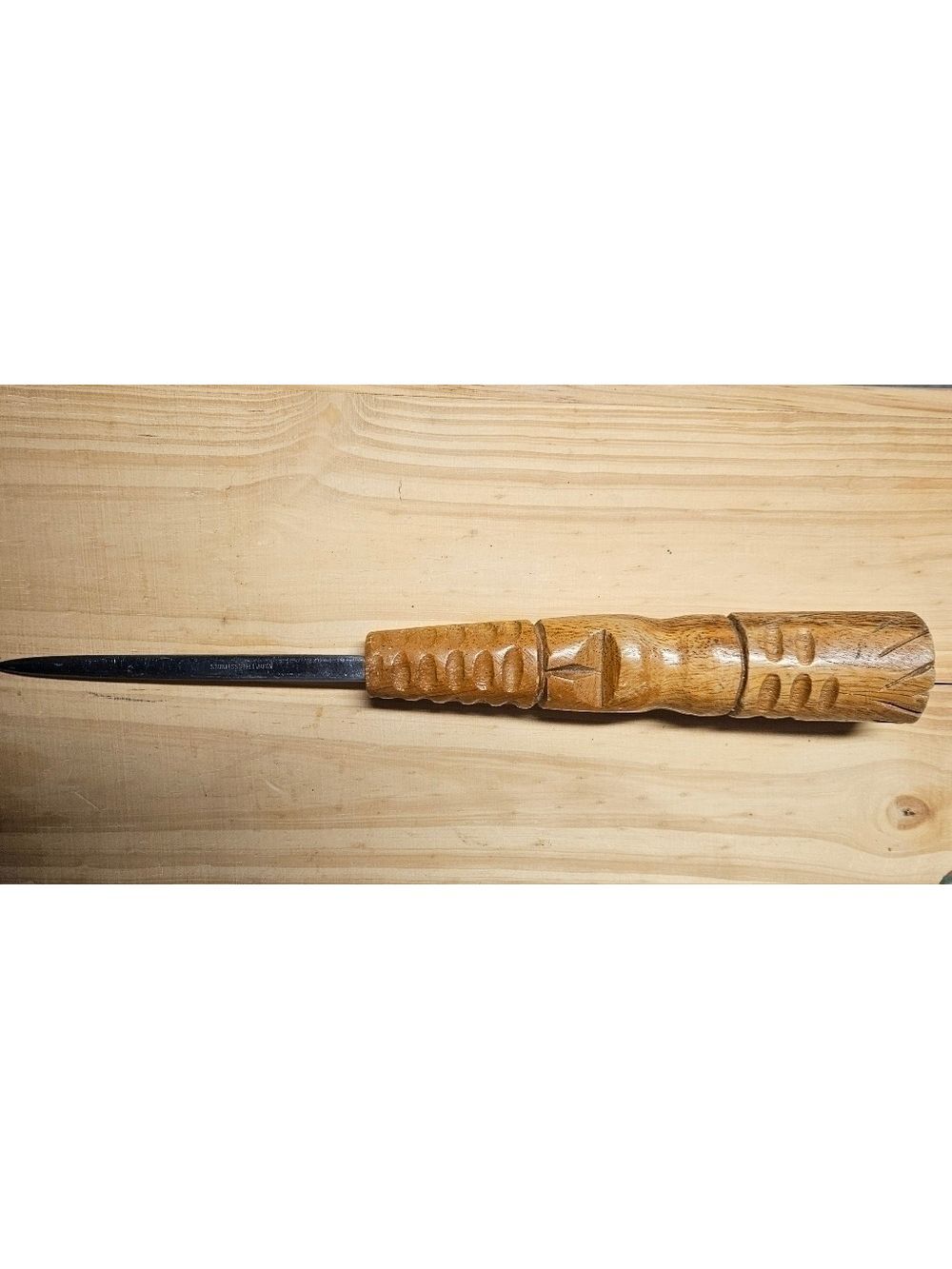 Vintage Handcarved Wooden Letter Opener